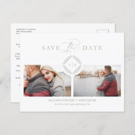 Postal De Anuncios Trend Initials Chic Ornament Sophisticated Wedding