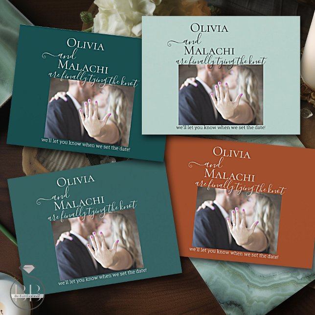 Postal De Anuncios Tu foto finalmente uniendo lazos Compromiso  (Subido por el creador)