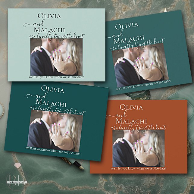 Postal De Anuncios Tu foto finalmente uniendo lazos Compromiso  (Subido por el creador)