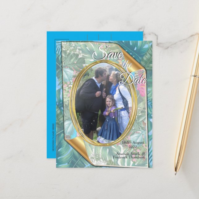 Postal De Anuncios Un mundo fantástico con sabor tropical (Anverso/Reverso In Situ)