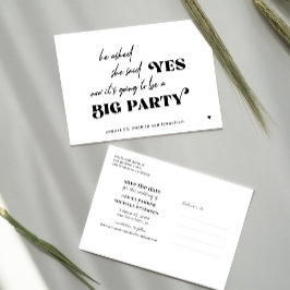 Postal De Anuncios Una tipografía divertida: la boda de un gran fiest