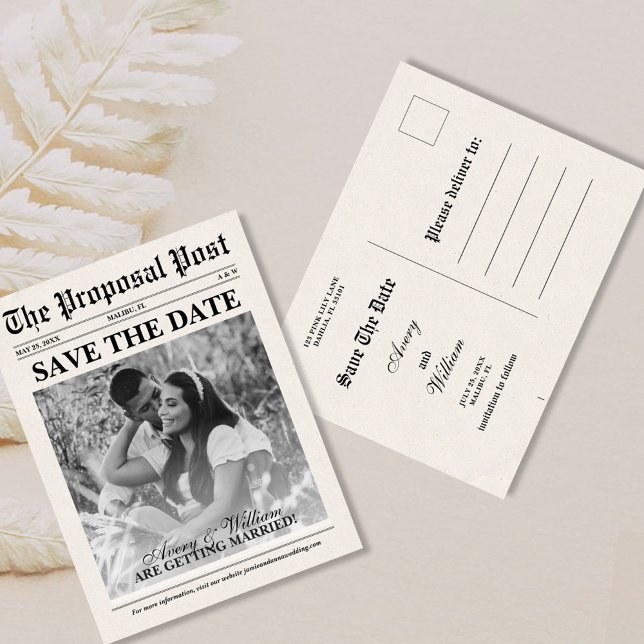 Postal De Anuncios Único Divertido Ahorre la Fecha de Boda en el Peri (Subido por el creador)