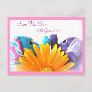 Postal De Anuncios Unión dulce - ahorre la fecha