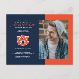 Postal De Anuncios Universidad de Auburn   Futuro Graduado