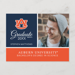Postal De Anuncios Universidad de Auburn   Graduación