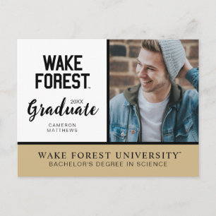 Postal De Anuncios Universidad de Wake Forest   Wake Forest