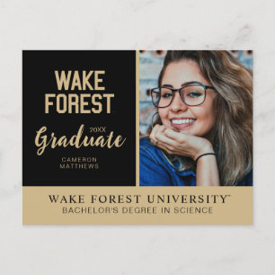 Postal De Anuncios Universidad de Wake Forest   Wake Forest