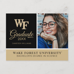 Postal De Anuncios Universidad de Wake Forest   WF