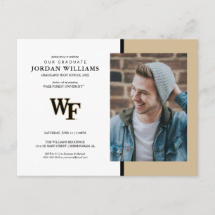 Postal De Anuncios Universidad de Wake Forest   WF