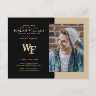 Postal De Anuncios Universidad de Wake Forest   WF