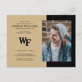 Postal De Anuncios Universidad Wake Forest | WF