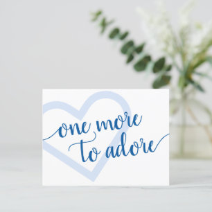 Postal De Anuncios Uno más a adorar   Prenda clásica del corazón azul