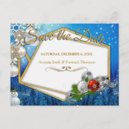 Postal De Anuncios Vacaciones de navidades Guardar la fecha
