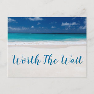 Postal De Anuncios Vale La Pena El Tema De Wait Beach Guardar La Fech