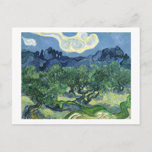 Postal De Anuncios Van Gogh Árboles olivos Cambio de dirección