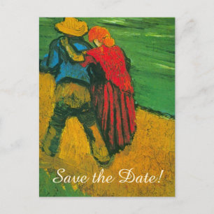 Postal De Anuncios ¡Van Gogh Salva la Fecha! Dos Amantes