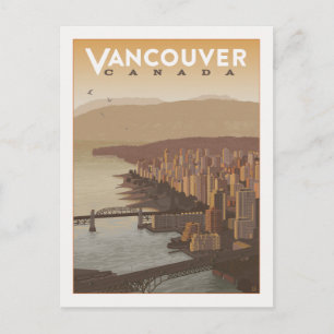 Postal De Anuncios Vancouver Canadá   Guarda la Fecha