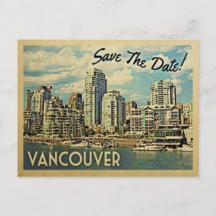 Postal De Anuncios Vancouver Save the Date Canada