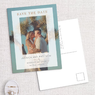 Postal De Anuncios Vellum Overlay Full Photo Save the Date