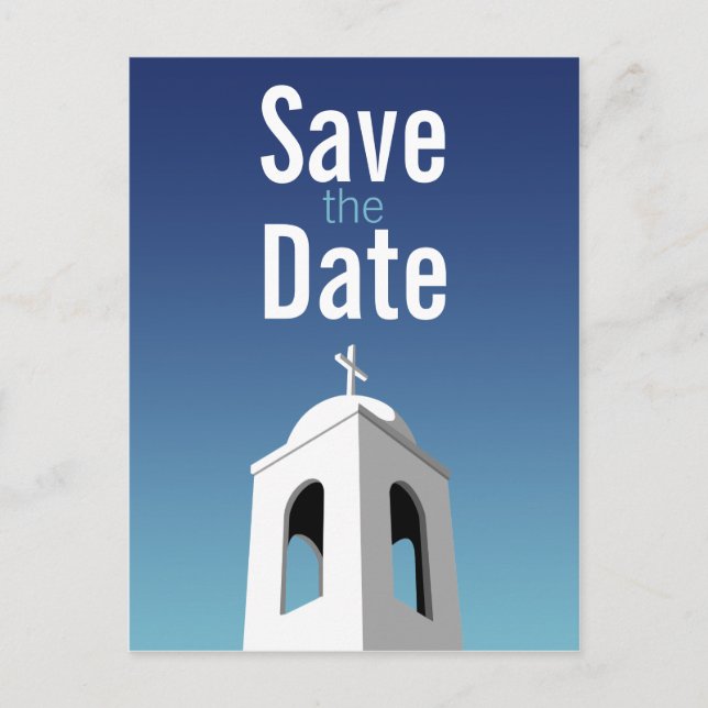 Postal De Anuncios Verano Mediterráneo, reserva la fecha (Anverso)