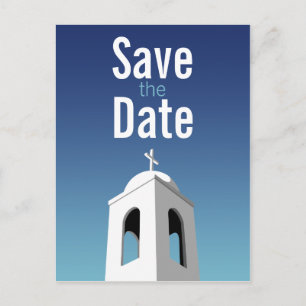 Postal De Anuncios Verano mediterráneo, salve la fecha