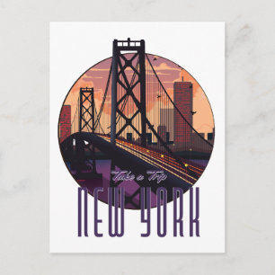 Postal De Anuncios Viajar a Nueva York