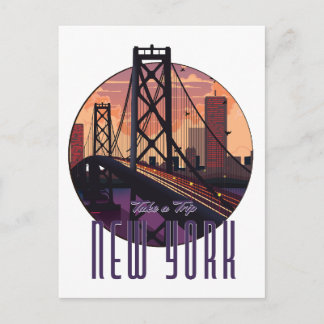 Postal De Anuncios Viajar a Nueva York