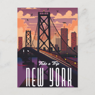 Postal De Anuncios Viajar a Nueva York