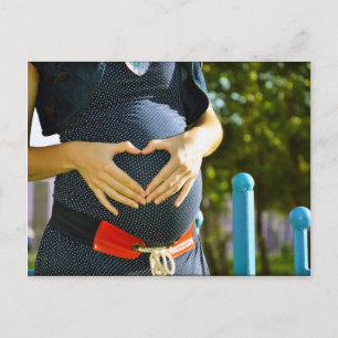 Postal De Anuncios vientre de mujer embarazada