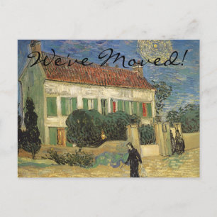 Postal De Anuncios Vincent van Gogh - Casa blanca por la noche