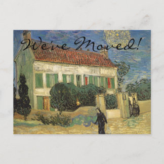 Postal De Anuncios Vincent van Gogh - Casa blanca por la noche