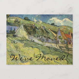 Postal De Anuncios Vincent van Gogh - Casas de paja