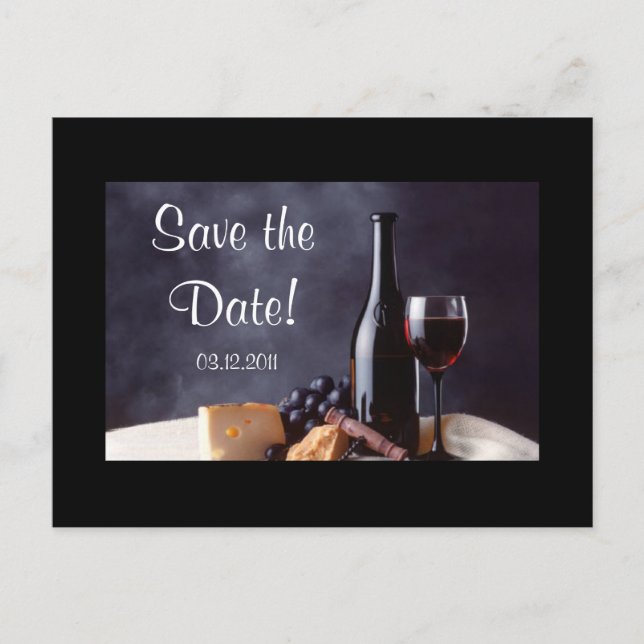 Postal De Anuncios ¡Vino_Queso Salva la Fecha! (Anverso)