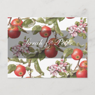 Postal De Anuncios Vintage Apple Blossom Save-the-Date