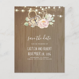 Postal De Anuncios Vintage Lock Key Save the Date