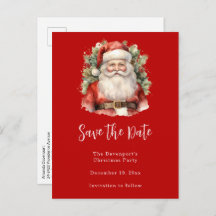 Vintage Navidad Santa Claus Sonriendo