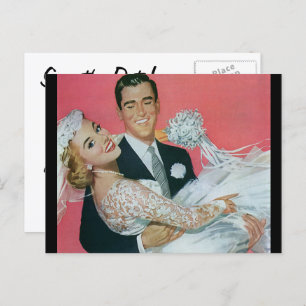 Postal De Anuncios Vintage Save the Date!