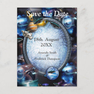 Postal De Anuncios Visitantes del espacio de la galaxia