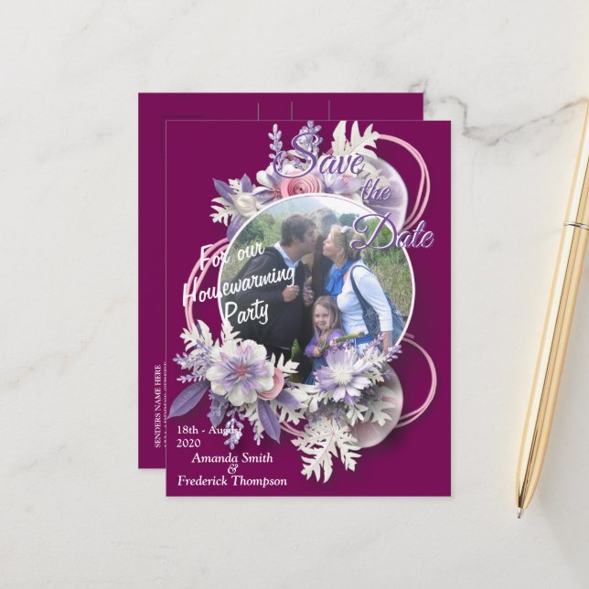 Postal De Anuncios Viva Magenta  (Anverso/Reverso In Situ)