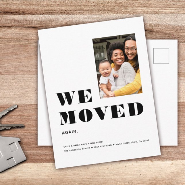 Postal De Anuncios VOLVIAMOS A MOVERNOS SIMPLEMENTE Minimalistas (Subido por el creador)