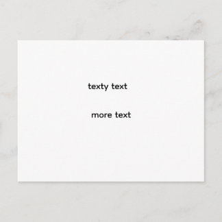 Postal De Anuncios waefwef announcement postcard