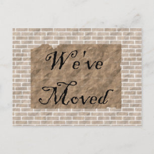 Postal De Anuncios We've Moved