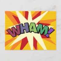 WHAM Fun Retro Libro Pop Art