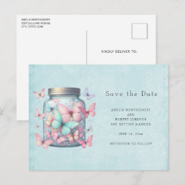 Postal De Anuncios Whimsical Butterflies in a Jar