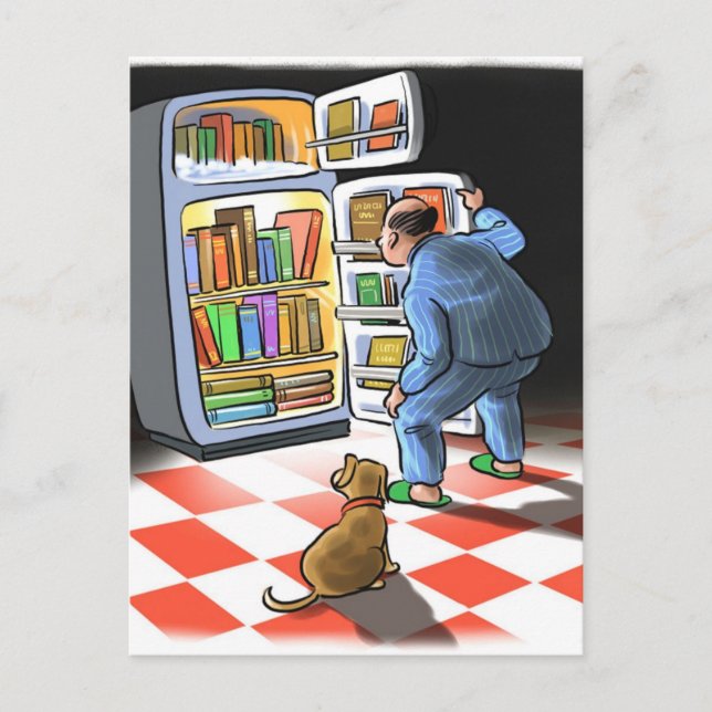 Postal de aperitivos para libros nocturnos (Anverso)