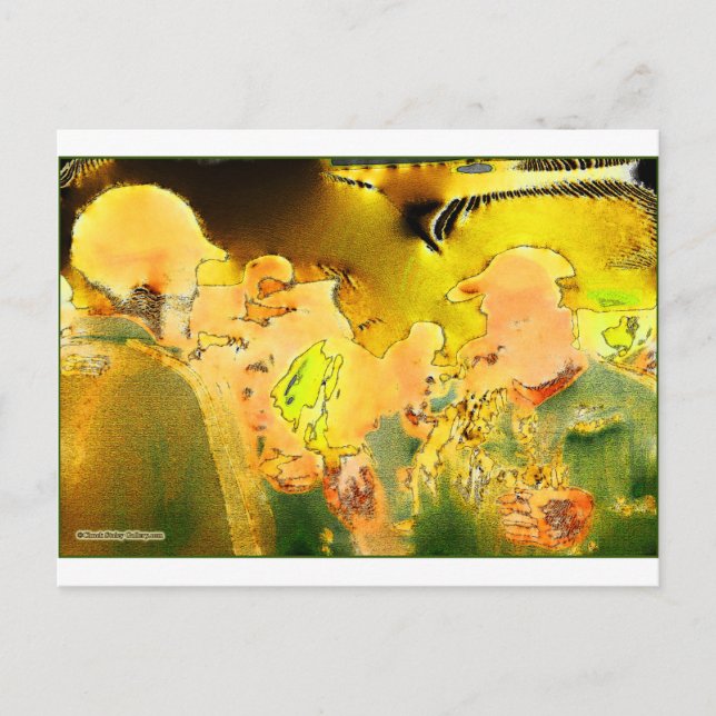Postal de "apertura de galería" (Anverso)