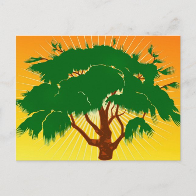Postal de árbol (Anverso)