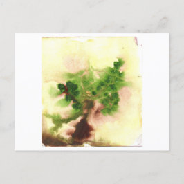 Postal de árbol blurdo pequeño