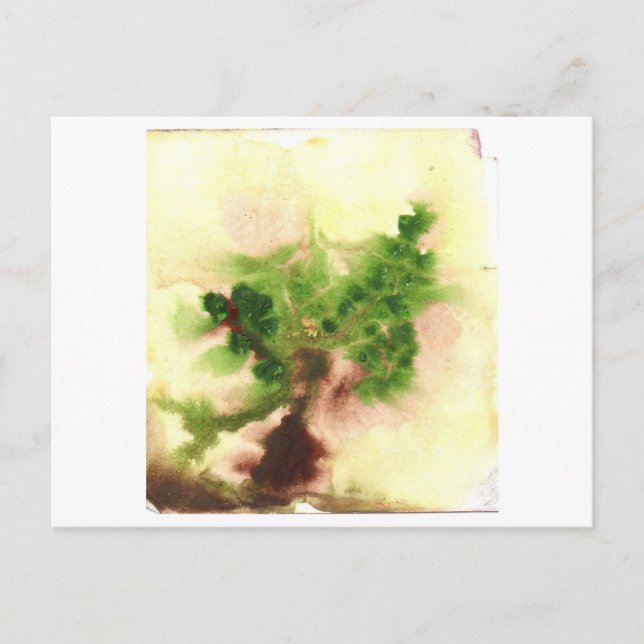 Postal de árbol blurdo pequeño (Anverso)