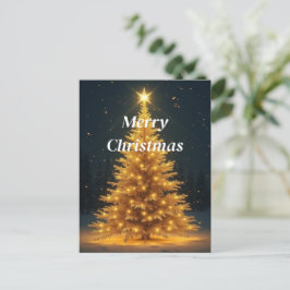 Postal de árbol de Navidad